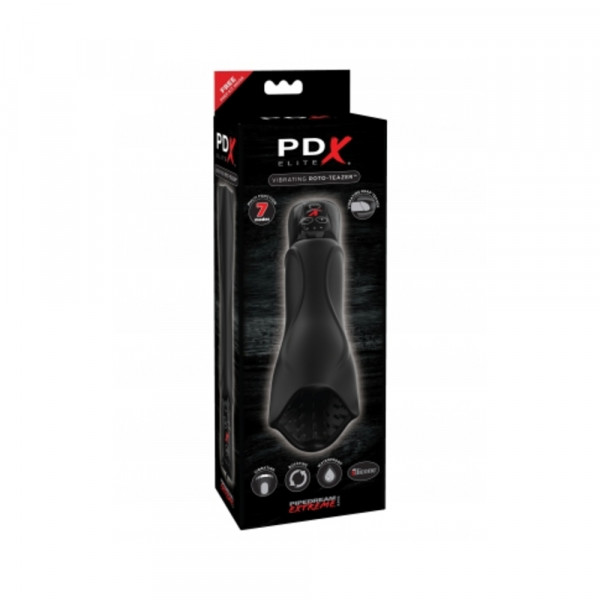 Pdx Elite-vibrating Roto-teazer - Black