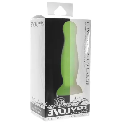 Luminous Glow In The Dark Large Butt Plug