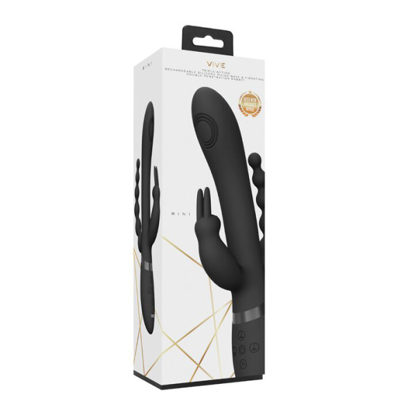 VIVE Rini 30 Function Dual Penetration Pulse Wave Rabbit Vibrator — image 5 of 6
