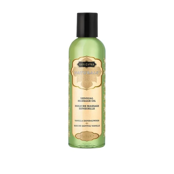 Naturals Massage Oil - Vanilla Sandalwood - 2 Fl Oz (59 ml)