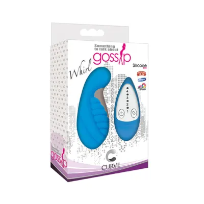 Gossip Whirl 4 Speed Silicone Egg Vibe Blue