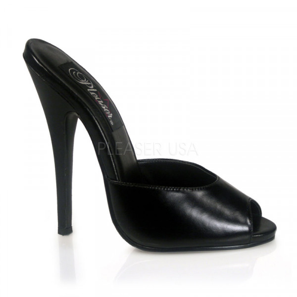 DOMINA-101 - 6" Peep Toe Mule