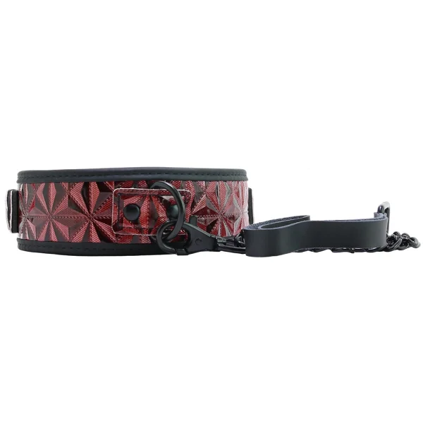 Ouch! Luxury Collar with Leash
