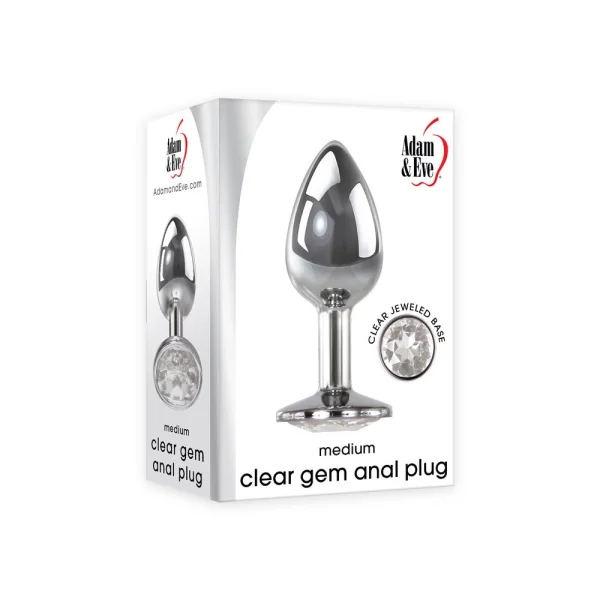 A&e Clear Gem Anal Plug Medium — image 7 of 7