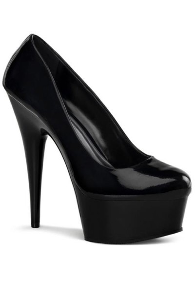 Pleaser Delight 6" Patent Platform Pump