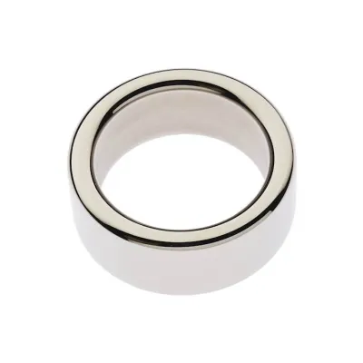 Kink Range Stainless Steel Wide Band Penis Head Ring 28mm