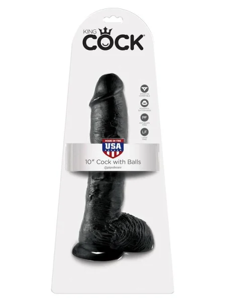 King Cock - 10 in. Cock With Balls