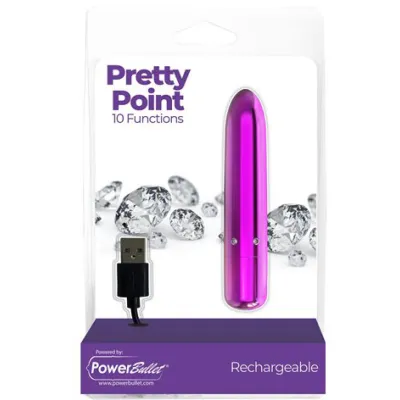 Pretty Point 4in Power Bullet Purple