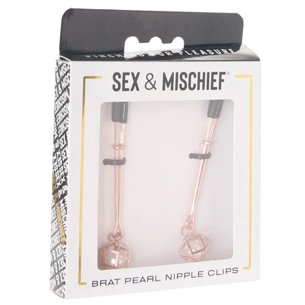 Sportsheets Brat Pearl Nipple Clips