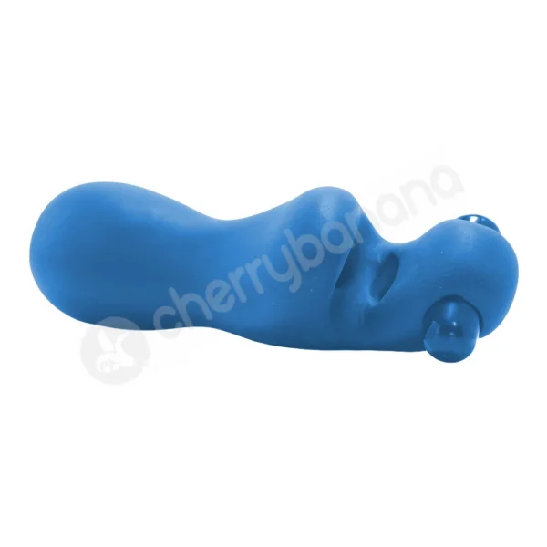 Renegade Blue Ball Tugging Stroker