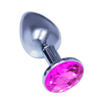 Silver Starter Bejeweled Stainless Steel Plug