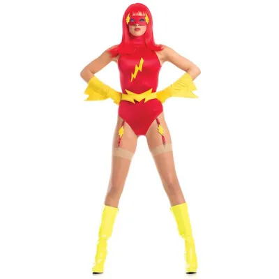 5 Piece Feisty Flash Red M l