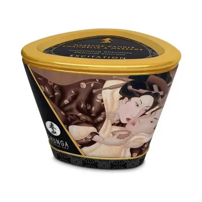 Shunga Massage Candle Chocolate 170 Ml White