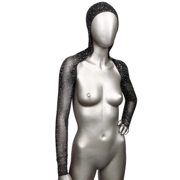 Radiance Plus Size Hooded Shoulder Shrug by CalExotics