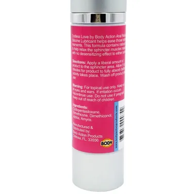 Endless Love Relaxing Anal Silicone Lubricant 1 7 oz