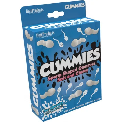 Sperm Shape Gummies Pina Colada Flavored 4 2oz