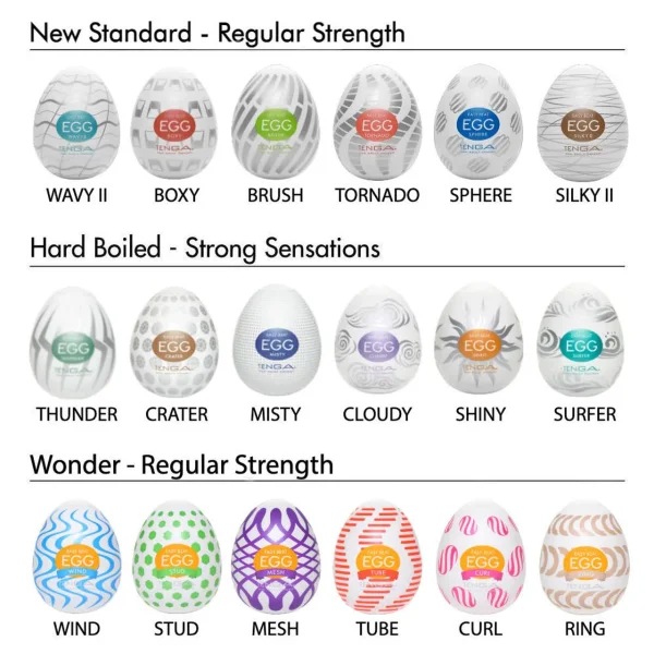 Tenga Egg 6 Pack Masturbator — image 11 of 20