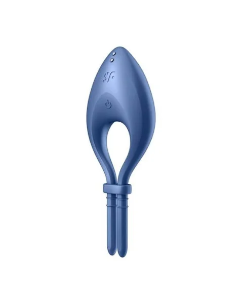 Satisfyer Bullseye Blue App Controlled Adjustable Vibrating Cockring