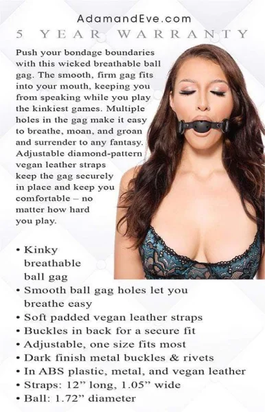 Eve's Fetish Dreams Ball Gag