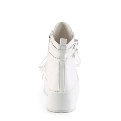 2 1 4 inches PF Lace Up Ankle Boot Side Zip