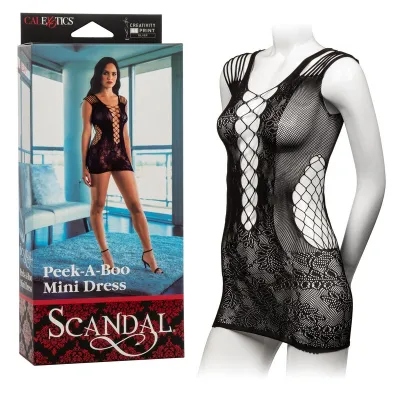 Calexotics Scandal Peek A Boo Mini Dress