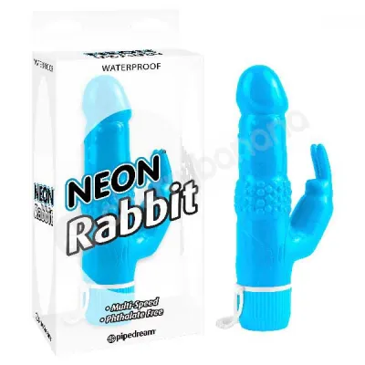 Neon Luv Touch Blue Rabbit Vibrator