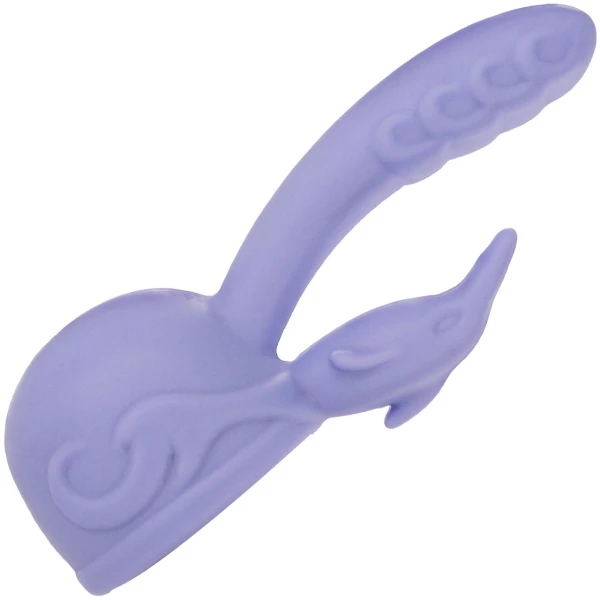 Dual Pleasure Silicone Dolphin Wand Attachment
