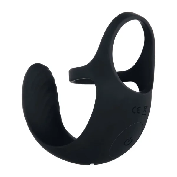 Zero Tolerance Vibrating Ball Cradle Black USB Rechargeable Vibrating Cock Ring