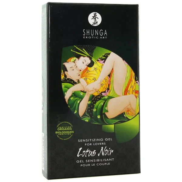 Shunga Lotus Noir Organic Sensitizing Gel For Lovers - 2 oz