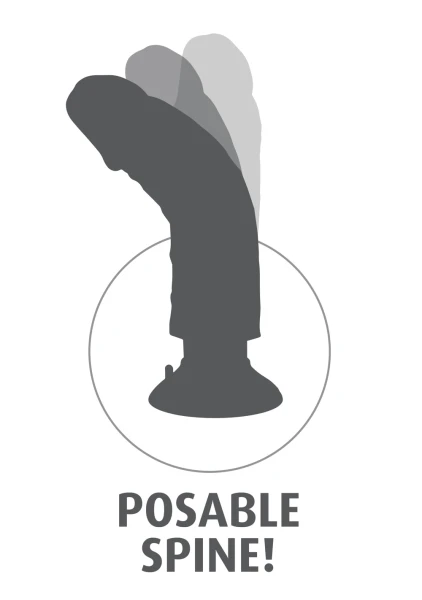 King Cock 9'' Vibrating Cock with Balls