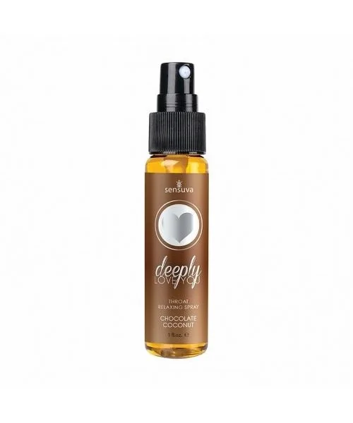 Sensuva Deeply Love You Chocolate Coconut Throat Relaxing Spray