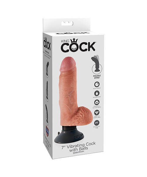 King Cock Vibrating Cock with Balls — image 5 of 7