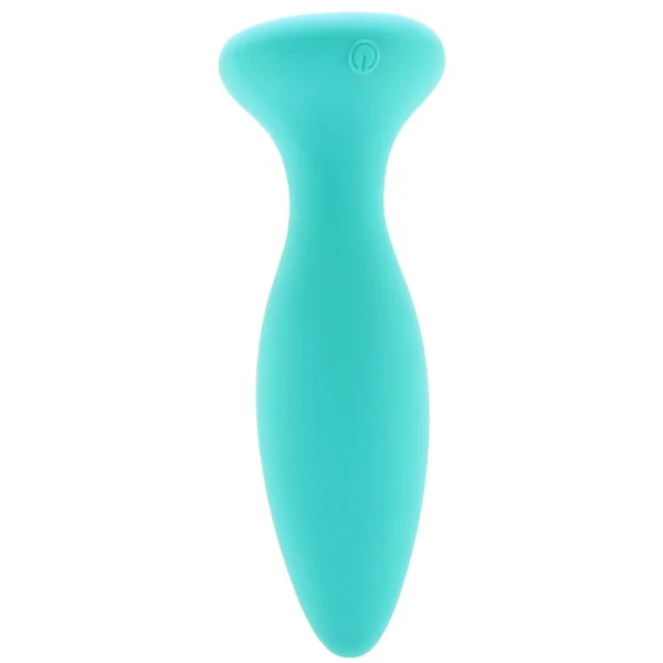 A-Play Beginner Vibrating Rechargeable Silicone Anal Plug With Remote By Doc Johnson - Teal