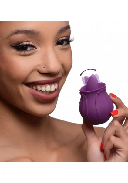 Bloomgasm Wild Violet Licking Silicone Stimulator