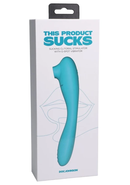 This Product Sucks - Sucking Clitoral Stimulator with Bendable G-Spot Vibrator