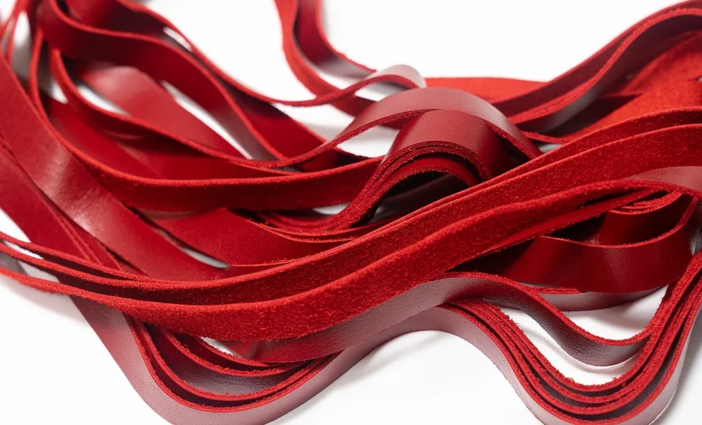 Dragontailz Leather Finger Flogger