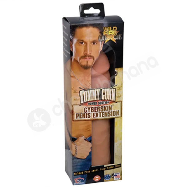 Tommy Gunn Power Suction Cyberskin Penis Extension Sleeve