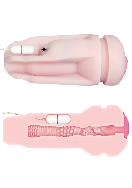Shell Shock Rechargeable Vibrating Stroker