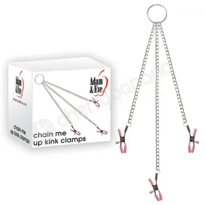 Adam Eve Chain Me Up Kink Clamps