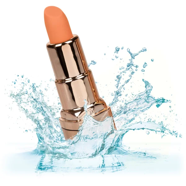 Hide & Play Rechargeable Lipstick Vibrator by CalExotics - Coral