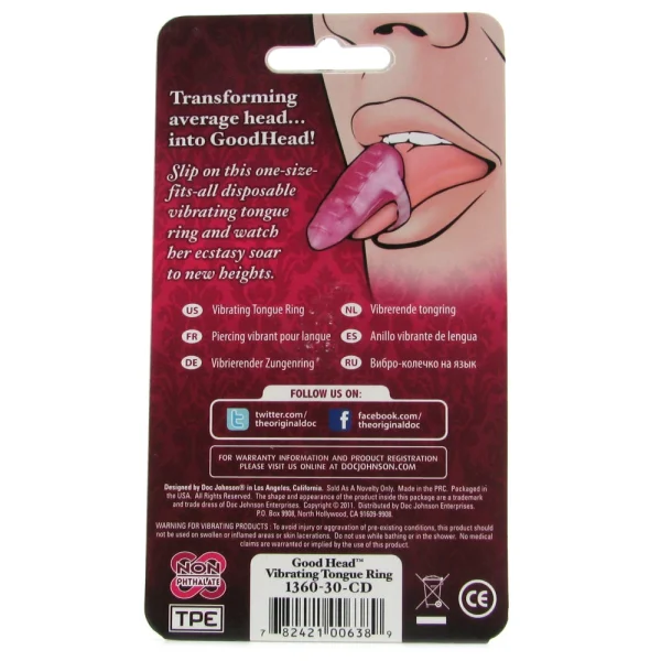 GoodHead™ Vibrating Tongue Ring