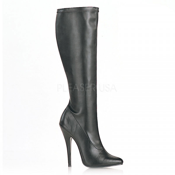 DOMINA-2000 - 6" Plain Stretch Knee Boot