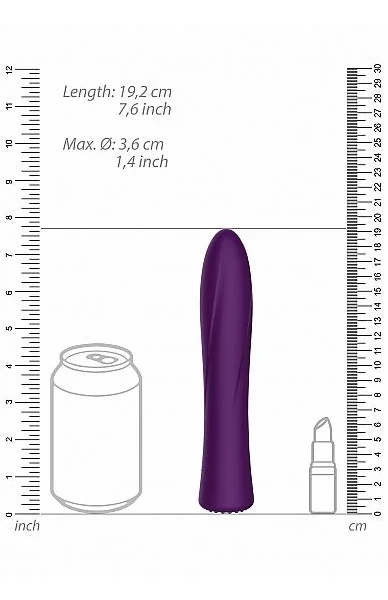 Discretion Vibrator Jewel Purple