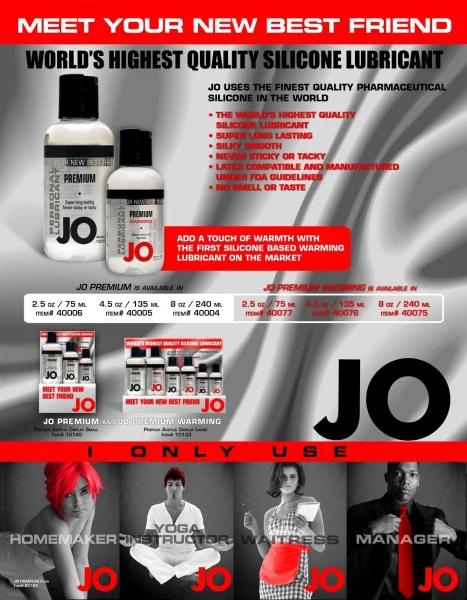 Jo Premium Silicone Lubricant 16oz.