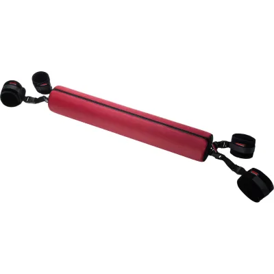 Liberator Black Label Talea Spreader Bar With Cuff Kit Vinyl Claret