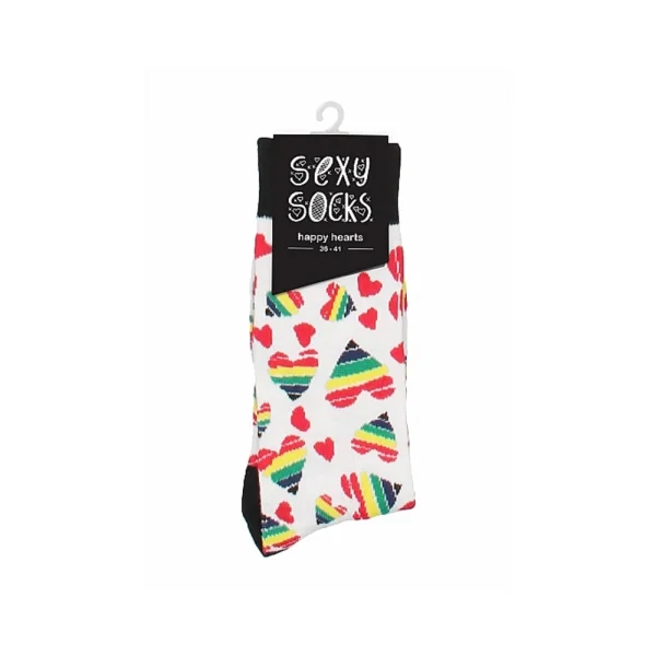 Shots Socks Happy Hearts M/l