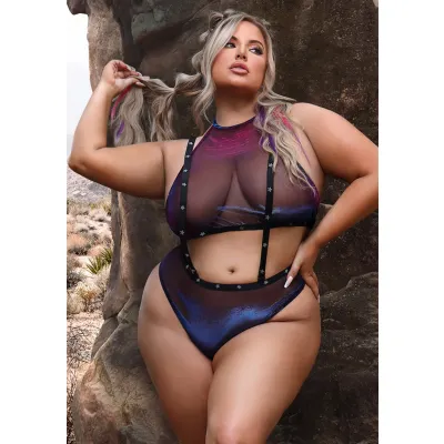 Stardust Halter Top and Suspender Bottoms Queen Size