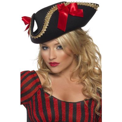 Smiffys Black Pirate Hat