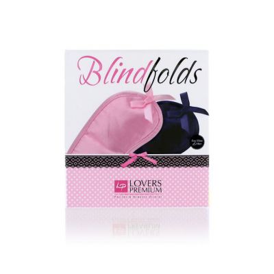 Lovers Premium Blindfolds 2 Pcs Pink