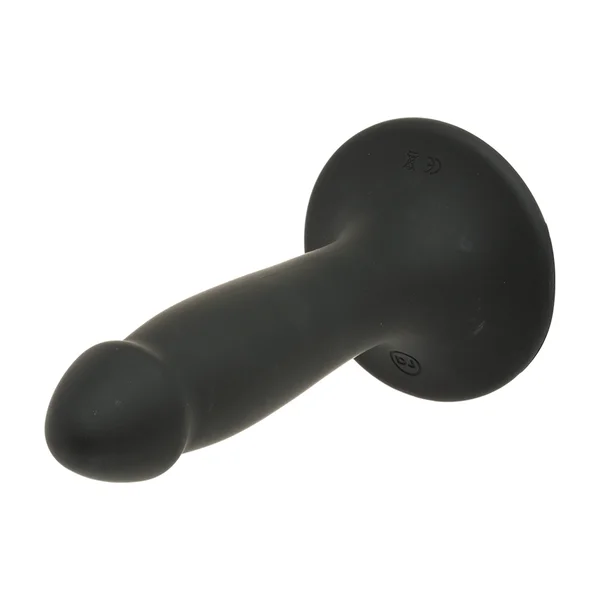 Vac-U-Lock 6.5 Inch Black Silicone Dildo by Doc Johnson — image 3 of 6